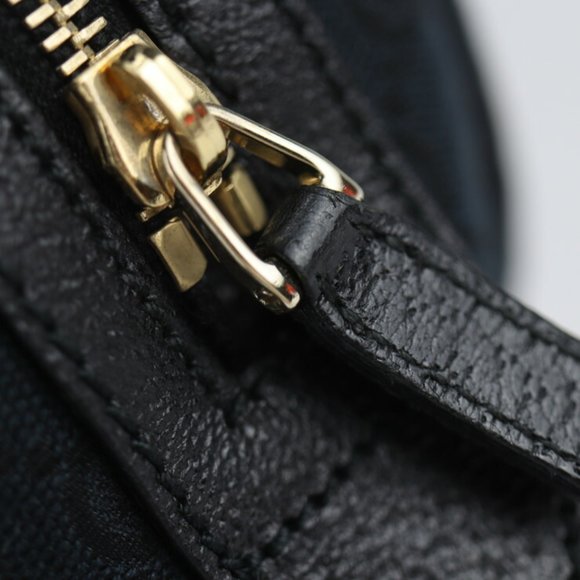 GUCCI Gucci handbag 152457 GG canvas leather black mini Boston - Picture 8 of 9